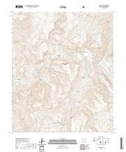 US Topo 7.5-minute map for Dix Creek AZ