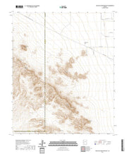 US Topo 7.5-minute map for Eagletail Mountains East AZ