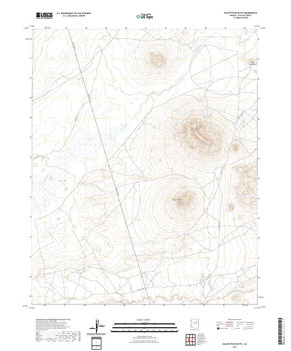 US Topo 7.5-minute map for Egloffstein Butte AZ