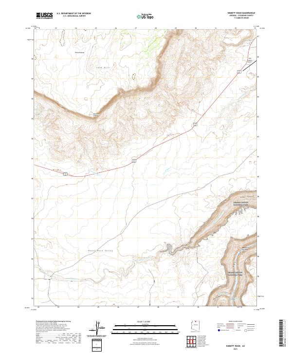 US Topo 7.5-minute map for Emmett Wash AZ