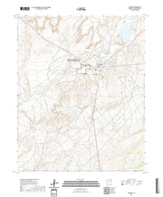 US Topo 7.5-minute map for Ganado AZ