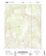 US Topo 7.5-minute map for Gentry Mountain AZ