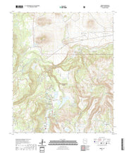 US Topo 7.5-minute map for Greer AZ