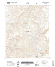 US Topo 7.5-minute map for Hackberry Mountain AZ