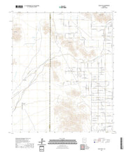 US Topo 7.5-minute map for Haley Hills AZ