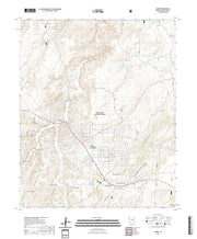 US Topo 7.5-minute map for Heber AZ