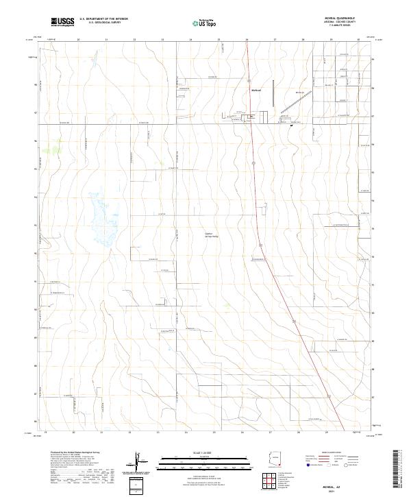 USGS US Topo 7.5-minute map for McNeal AZ 2021