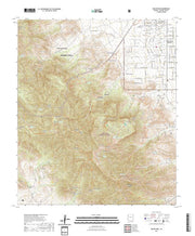 US Topo 7.5-minute map for Miller Peak AZ