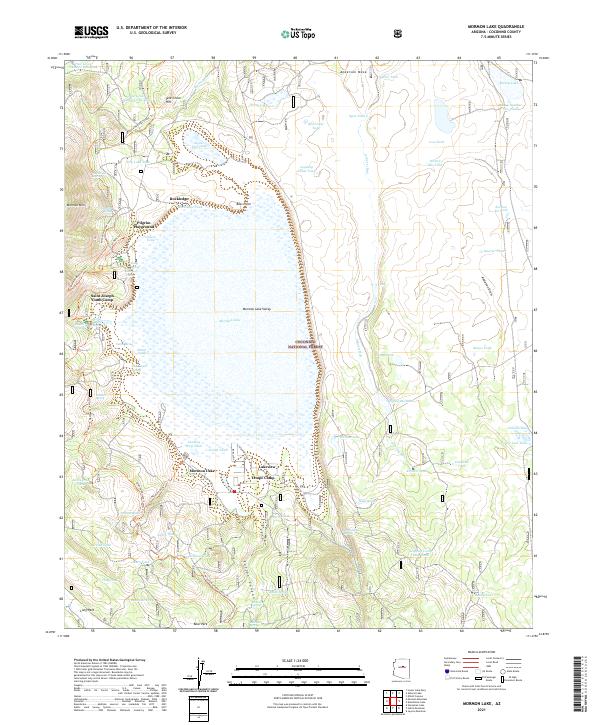 US Topo 7.5-minute map for Mormon Lake AZ