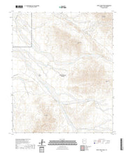 USGS US Topo 7.5-minute map for North Trigo Peaks AZ 2021