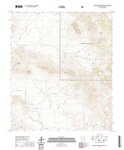 USGS US Topo 7.5-minute map for Pedregosa Mountains West AZ 2021