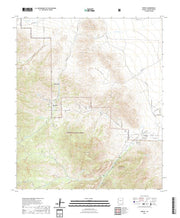 USGS US Topo 7.5-minute map for Portal AZ 2021