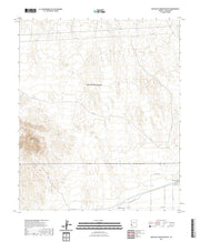 USGS US Topo 7.5-minute map for Red Bluff Mountain East AZ 2021