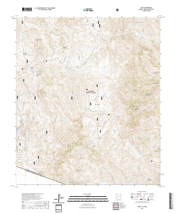 Usgs Us Topo 75 Minute Map For Ruby Azson 2021 American Map Store 4618