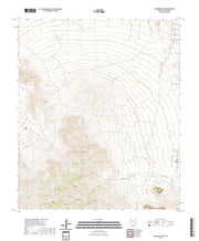 USGS US Topo 7.5-minute map for Samaniego Peak AZ 2021