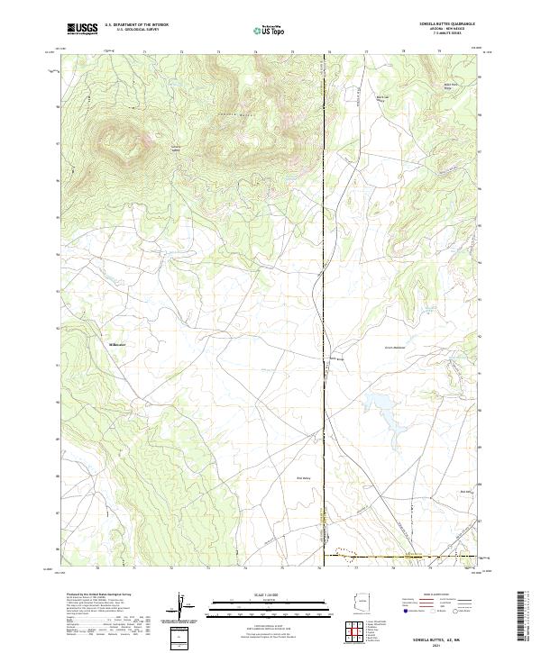 US Topo 7.5-minute map for Sonsela Buttes AZNM