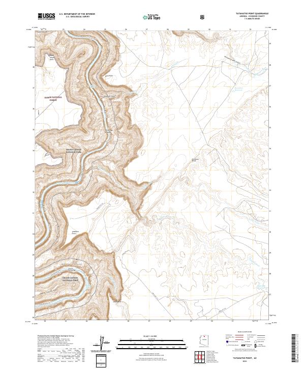 US Topo 7.5-minute map for Tatahatso Point AZ