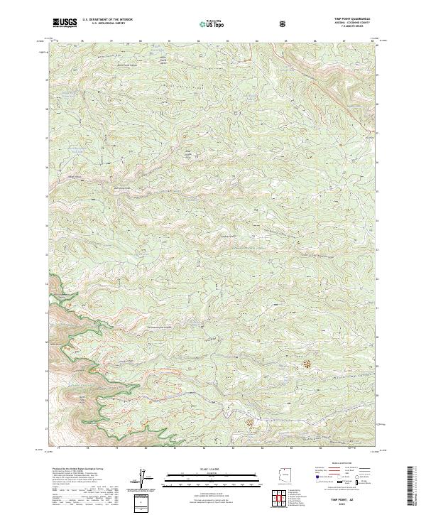 US Topo 7.5-minute map for Timp Point AZ