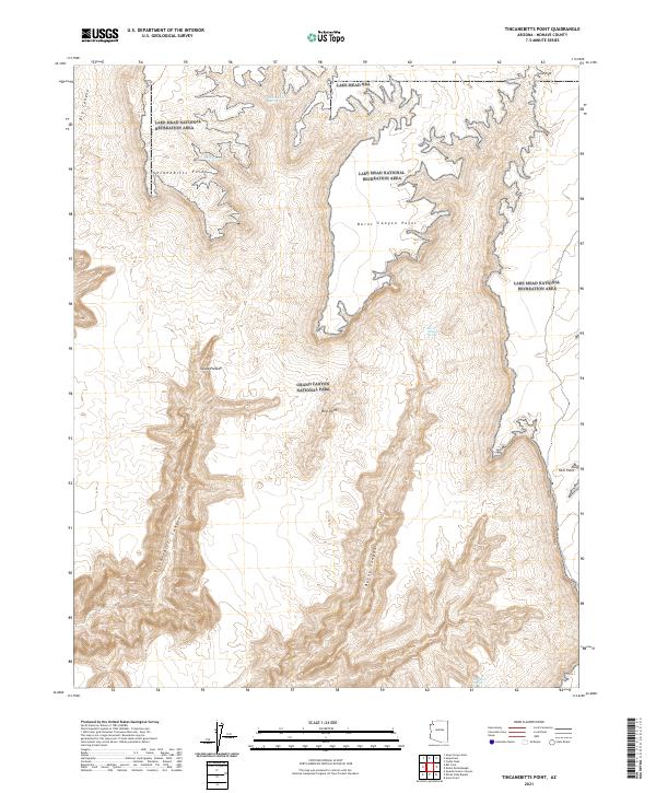 US Topo 7.5-minute map for Tincanebitts Point AZ