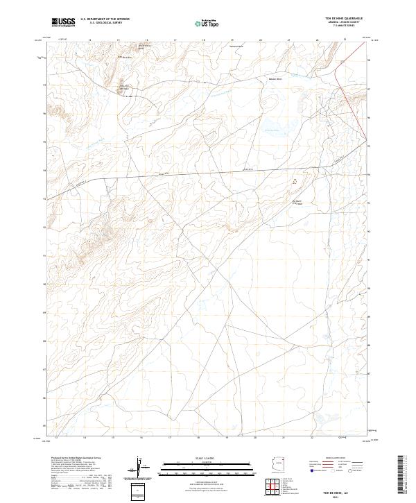 US Topo 7.5-minute map for Toh De Niihe AZ