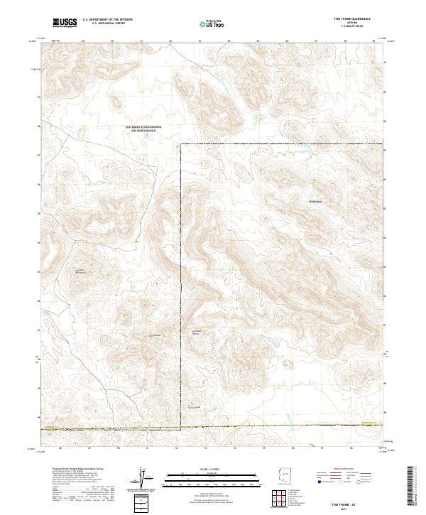 US Topo 7.5-minute map for Tom Thumb AZ