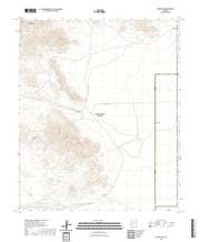 USGS US Topo 7.5-minute map for Trigo Pass AZ 2021