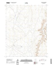 US Topo 7.5-minute map for Two Red Mesas AZ