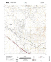 US Topo 7.5-minute map for Vail AZ