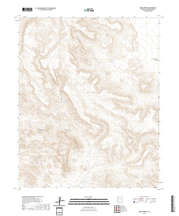 US Topo 7.5-minute map for Warm Springs AZ