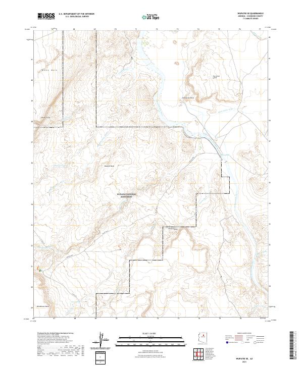 US Topo 7.5-minute map for Wupatki SE AZ