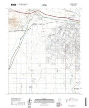 US Topo 7.5-minute map for Yuma West AZCABCN