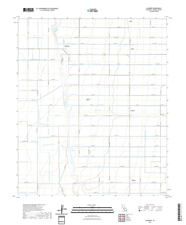 US Topo 7.5-minute map for Alamorio CA