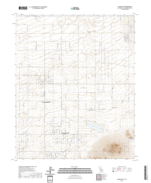 US Topo 7.5-minute map for Alpine Butte CA