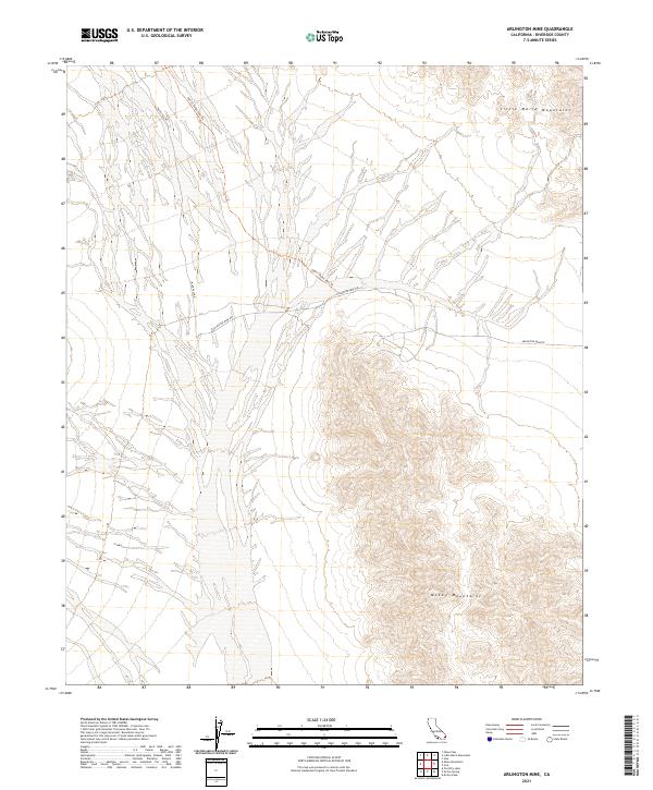 US Topo 7.5-minute map for Arlington Mine CA