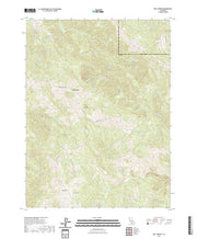 US Topo 7.5-minute map for Bell Springs CA