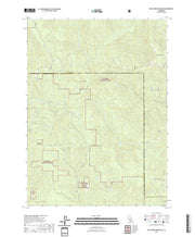 US Topo 7.5-minute map for Blue Creek Mountain CA