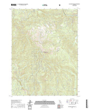 US Topo 7.5-minute map for Blue Nose Mountain CA