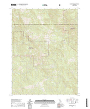 US Topo 7.5-minute map for Bluenose Ridge CA