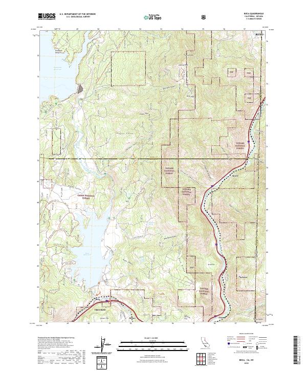 US Topo 7.5-minute map for Boca CANV