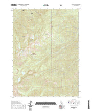 US Topo 7.5-minute map for Boulder Peak CA