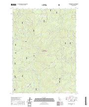 US Topo 7.5-minute map for Buckhorn Bally CA