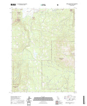 US Topo 7.5-minute map for Burney Mountain West CA