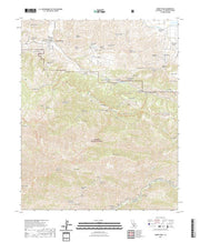 US Topo 7.5-minute map for Burnt Peak CA