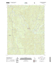 US Topo 7.5-minute map for Canthook Mountain CA