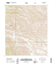 US Topo 7.5-minute map for Catclaw Flat CA