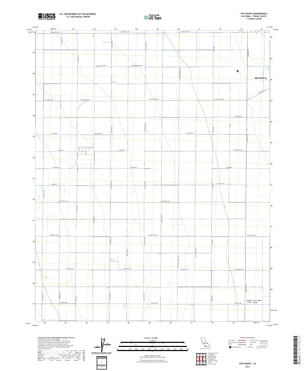 US Topo 7.5-minute map for Coit Ranch CA