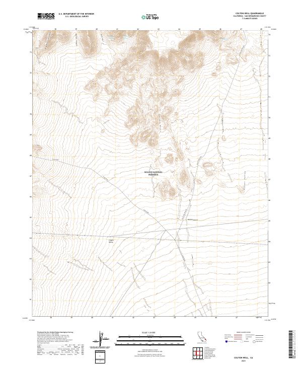 US Topo 7.5-minute map for Colton Well CA