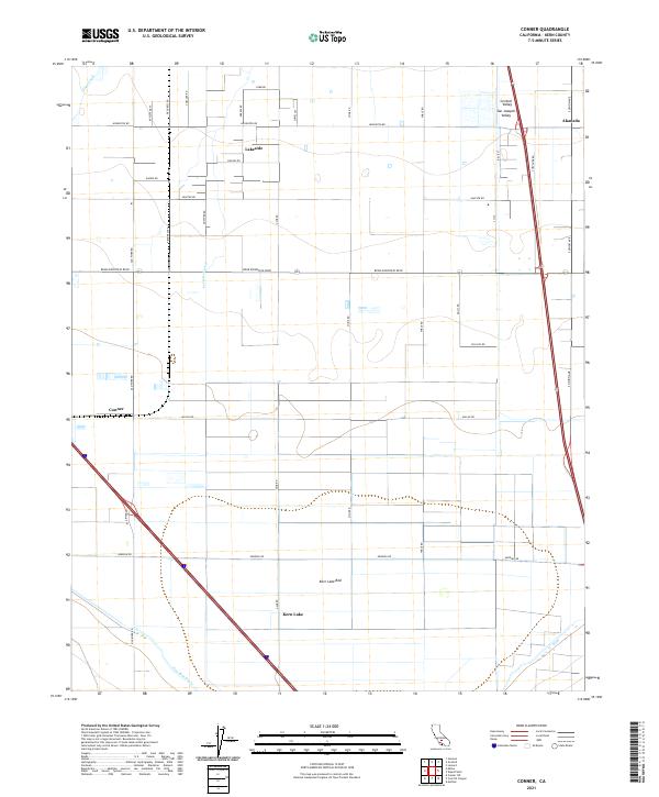 US Topo 7.5-minute map for Conner CA