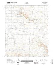 US Topo 7.5-minute map for Cougar Buttes CA