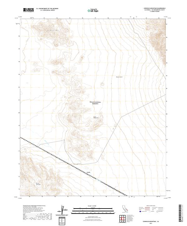 US Topo 7.5-minute map for Cowhole Mountain CA